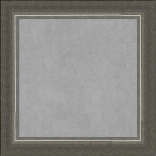Amanti Art Silver Framed Magnetic Board 15x15 X-Small Vision Board by AmantiArt