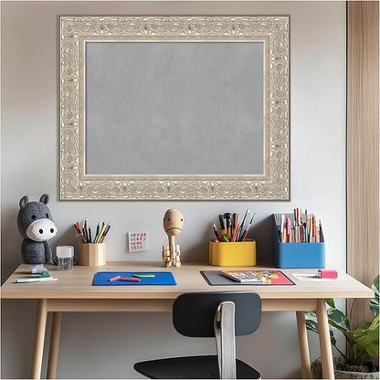 Amanti Art Silver Framed Magnetic Board 25x31 Medium Vision Board - Image 6