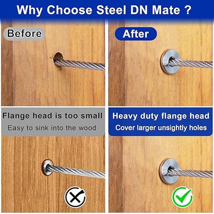 Steel DN Mate 50 Pack Stainless Steel Protector Sleeves - Image 3