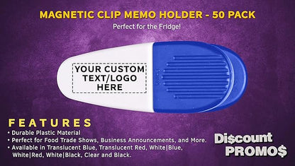 50 Magnetic Memo Holders Set - Image 2