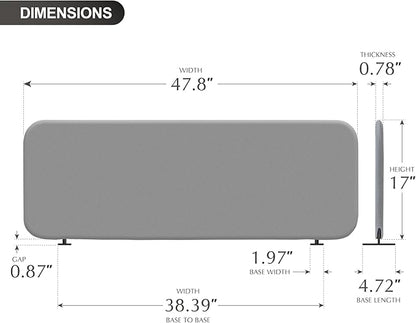DECOLAB Desk Dividers, Portable Table Partition Screen Panel - Image 6