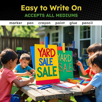 Hygloss Medium Colored Poster Board 11x14 - Image 4
