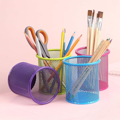 Tamaki Pen Holder Cup for Desk, Desk Organizer Wire Mesh Pencil Cup Holder for - Image 7