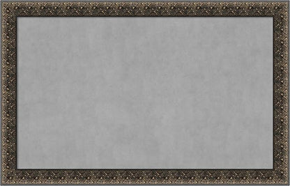 Amanti Art Black Framed Magnetic Board 29x45 Large Vision Board by AmantiArt