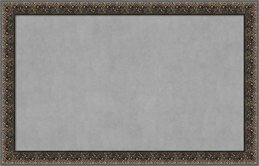 Amanti Art Black Framed Magnetic Board 29x45 Large Vision Board by AmantiArt