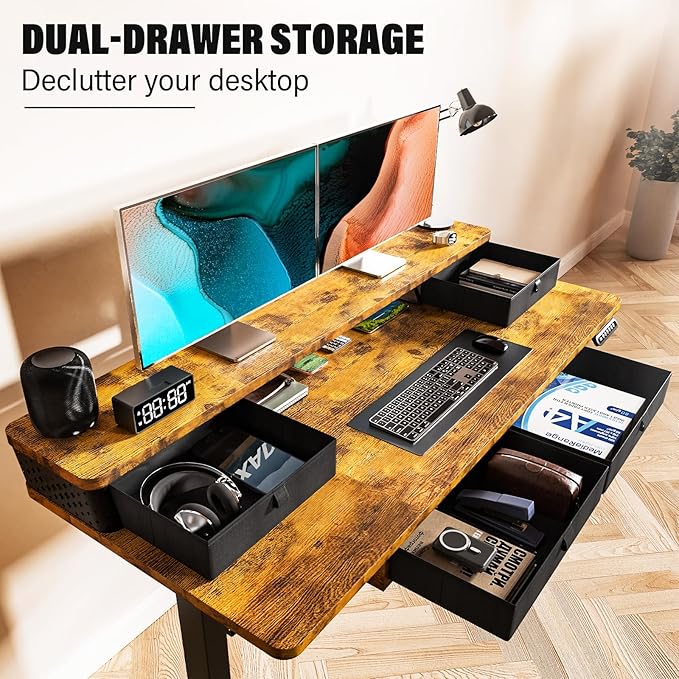 Kingant 48 x 24 Inch Electric Standing Desk - Image 4