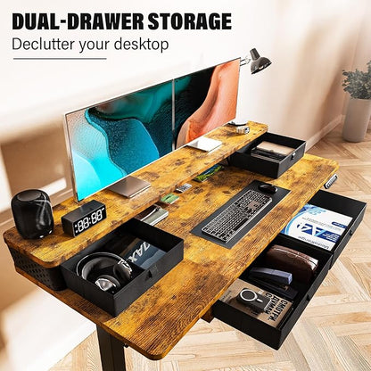 Kingant 40 x 24 Inch Electric Standing Desk - Image 4