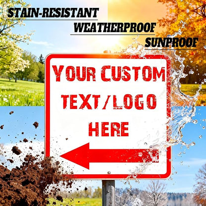 Custom Square Street Arrow Signs - Image 3