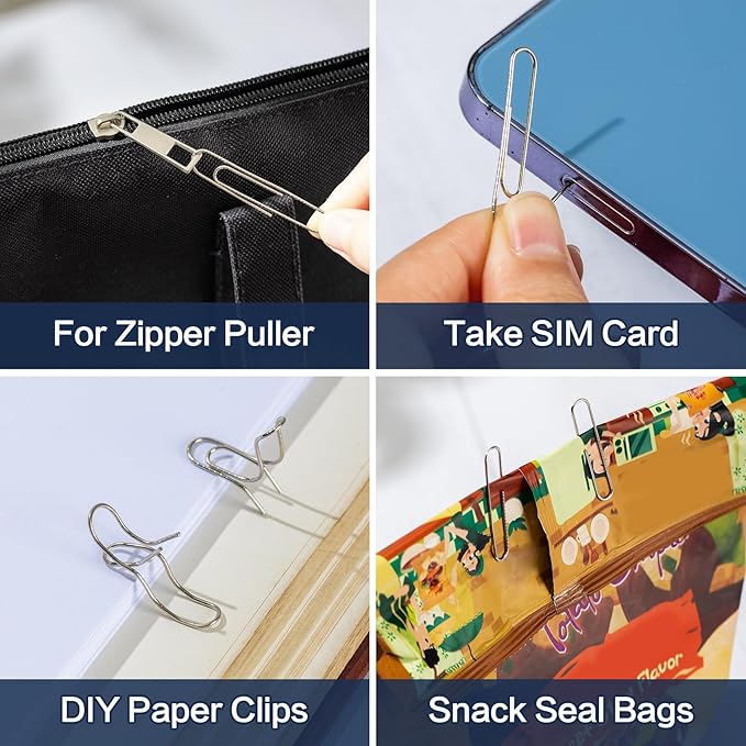 Deli #1 Nonskid Paper Clips, 1000 Medium Paper Clips, 10 Boxes of 100 Each - Image 6