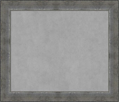 Amanti Art Silver Framed Magnetic Board 24x28 Medium Vision Board by AmantiArt
