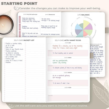 Clever Fox Self-Care Journal – Daily Reflection Notebook – Mental Health & - Image 2