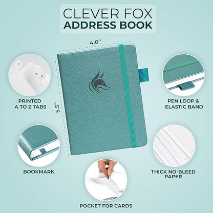 Clever Fox Address Book with alphabetic tabs - Image 2