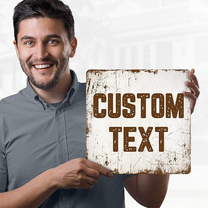 Custom Sign, Custom Street Sign, 11 Font Colors, 13 Font Styles, 4 Hole Options - Image 2