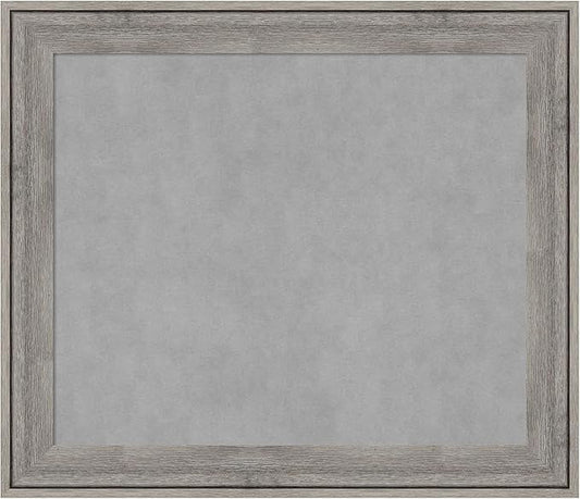 Amanti Art Grey Framed Magnetic Board 25x29 Medium Vision Board by AmantiArt