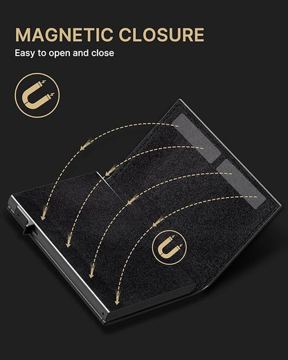 typecase Mens Wallet Card Holder: Pop Up Aluminum Case, Genuine Leather - Image 8