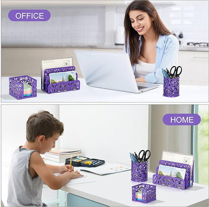 EasyPAG Desk Organizers and Accessories 3 Pieces Office Organizer Set - Image 8