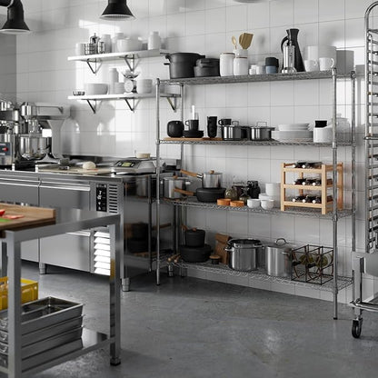 Regal Altair 14" Deep x 60" Wide x 64" Height Wire Shelving Kit | 4-Tier | NSF - Image 6