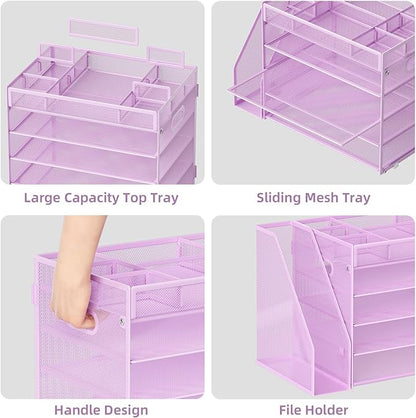 Marbrasse 5-Tier Desk Organizer - Image 3