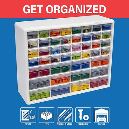Akro-Mils 44-Drawer Plastic Drawer Storage Cabinet - Image 4