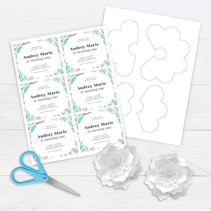 PrintWorks White Cardstock 8.5" x 11" - 67 lb/147 gsm Vellum Bristol - 750 - Image 6