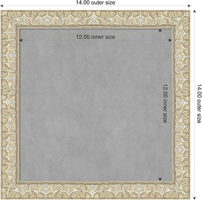 Amanti Art Silver Framed Magnetic Board 14x14 X-Small Vision Board - Image 2