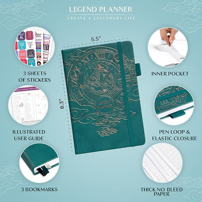 Legend Planner – Weekly & Monthly Life Planner to Hit Your Goals & Live - Image 2
