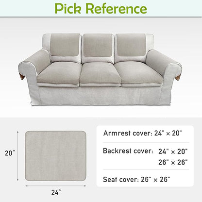 Couch Arm Covers, Sofa Arm Covers, Waterproof Armrest Covers - Image 6