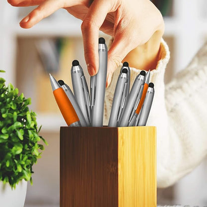 DISCOUNT PROMOS Stylus Ballpoint Pens Set of 10, Bulk Pack - Image 7