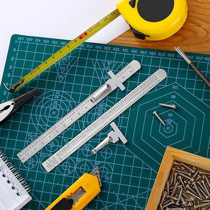 20 Pieces 6 Inch 15 cm Pocket Ruler Flexible Precision Stainless Steel Ruler - Image 7