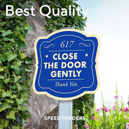 Custom Decorative Outdoor Metal Sign, Personalized Aluminum Driveway Sign - Image 8