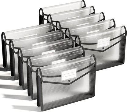ThinkTex Plastic Expanding File Folder, Transparent envelopes by ThinkTex