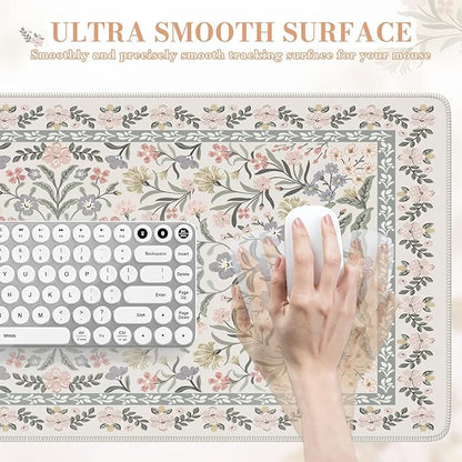 iCasso Desk Matt for Desktop, Cute Desk Pad Mat, XXL Large Mouse Pad, Anti-Slip - Image 3