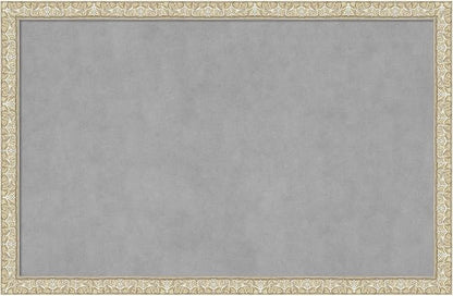 Amanti Art Silver Framed Magnetic Board 22x34 Large Vision Board by AmantiArt