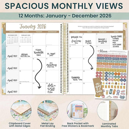 bloom daily planners 2026 Hardcover Calendar Year Goal & Vision Planner - Image 2