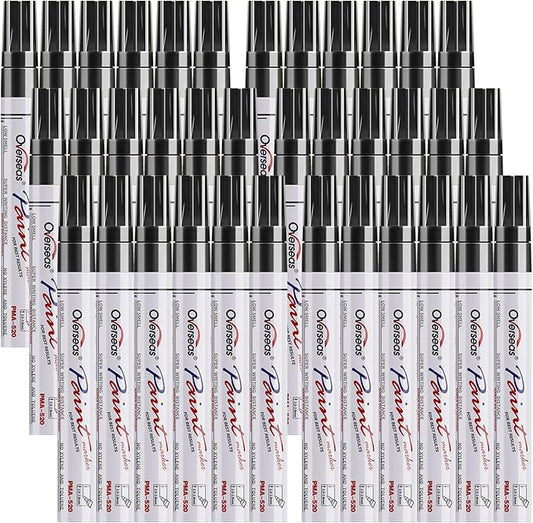 Overseas Black Paint Marker Pens by Overseas
