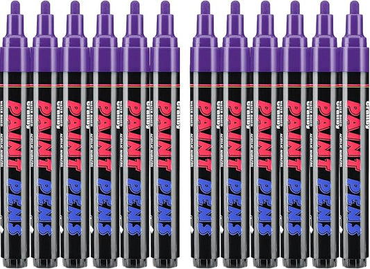 Craiiby Purple Paint Pens Paint Markers by Craiiby