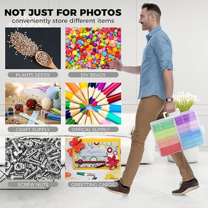 Find Scrapblooms 4×6 Photo Storage Box, Plastic photo keeper - Image 7