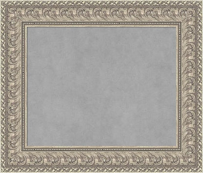 Amanti Art Silver Framed Magnetic Board 23x27 Small Vision Board by AmantiArt