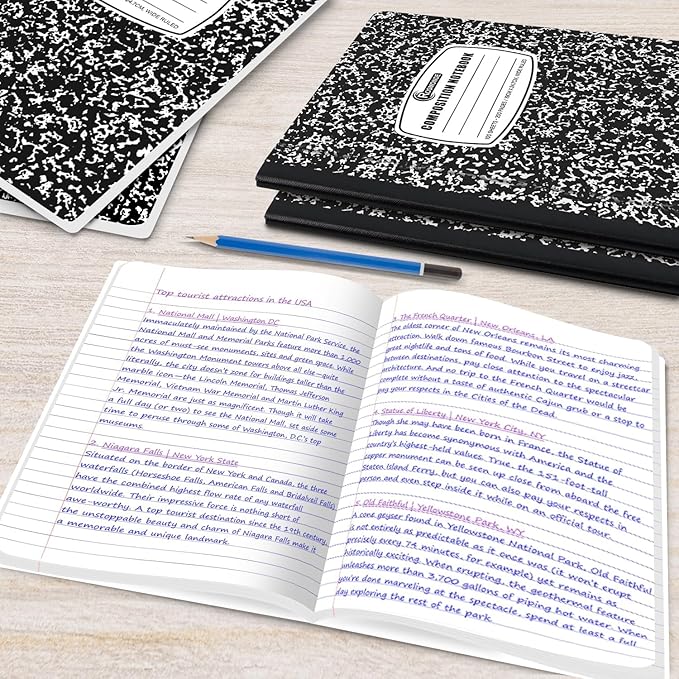 Rosmonde 5000 Pack Composition Notebooks Bulk, Wide Ruled, Jumbo Pallet of - Image 5