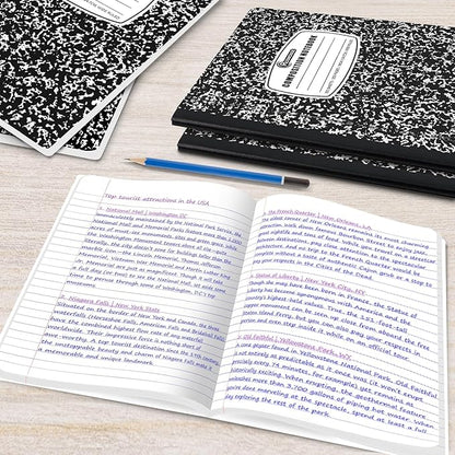 Rosmonde 5000 Pack Composition Notebooks Bulk, Wide Ruled, Jumbo Pallet of - Image 5