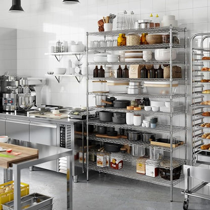 Regal Altair 18" Deep x 54" Wide x 86" Height Wire Shelving Kit | 10-Tier | NSF - Image 7