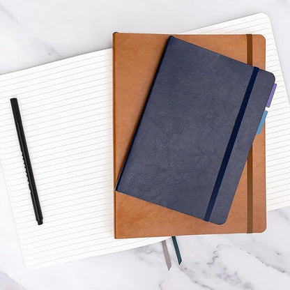 PAPERAGE 2-Pack Softcover Lined Journal Notebook, 176 Pages, Large B5 College - Image 6