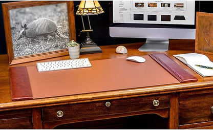 DACASSO Leather Desk Pad with Side Rails - Image 2