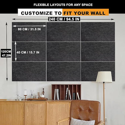 9 Pack Large Cork Board Bulletin Board - Image 2