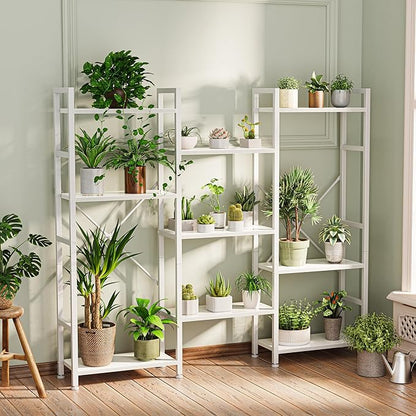 SUPERJARE Triple 4 Tier Bookshelf, Bookcase - Image 2