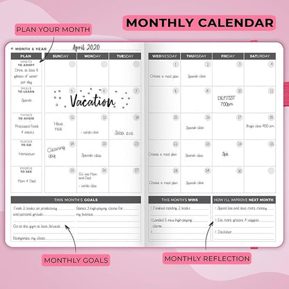 Clever Fox Planner – Undated Weekly & Monthly Planner - Image 4