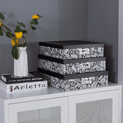 Soul & Lane Modern Botanical Decorative Cardboard Boxes - Image 3