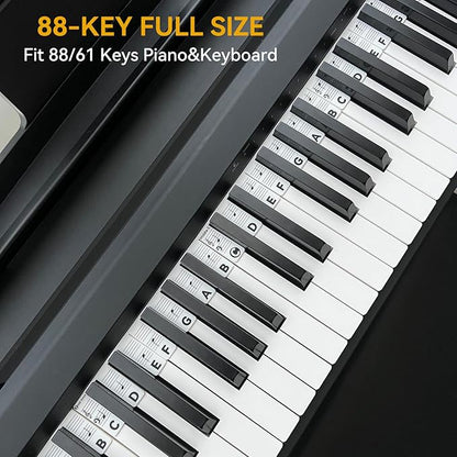 BEATBIT Piano Notes Guide for Beginner, Removable Piano Keyboard Note Labels - Image 3