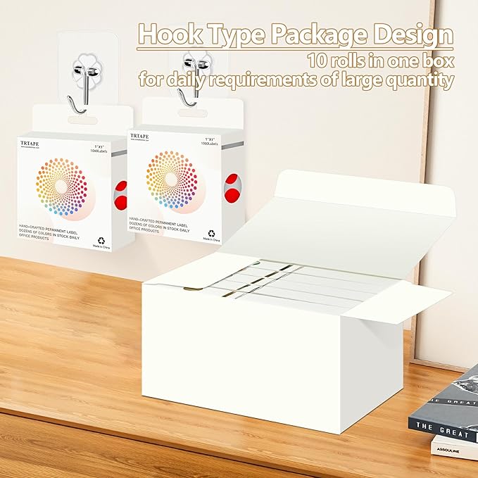Red 1 Inch Round Color Coding Dot Labels, 10 Rolls 10000 Dot Stickers in - Image 4