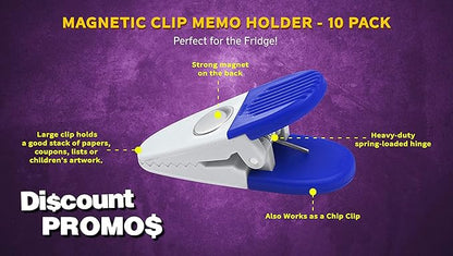 10 Magnetic Memo Holders Set - Image 3